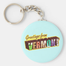 Vermont` Key Chains
