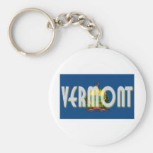 Vermont Keychain