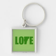 Vermont Love Keychain