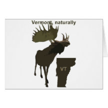 Vermont moose cards