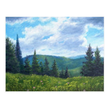 Vermont Mountain Postcard