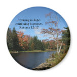 Vermont Pond, rejoicing in hope magnet
