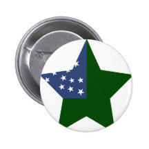 Vermont+Republic Star Pinback Buttons