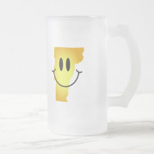 Vermont Smiley Face Coffee Mugs