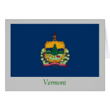 Vermont State Flag Greeting Cards