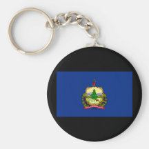 Vermont State Flag Keychain