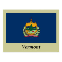 Vermont State Flag Post Cards