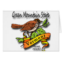 Vermont The Green Mountain State Greeting Card