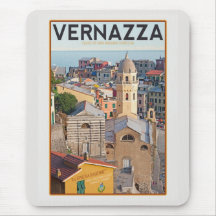 Vernazza - Church of Santa Margherita d'Antiochia Mouse Pad