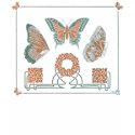 Verneuil  Art Nouveau Butterflies T-Shirt Top