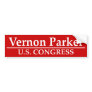 Vernon Parker U.S. Congress Bumper Sticker