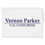 Vernon Parker U.S. Congress Card