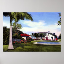 Vero Beach Florida Community Building Poster