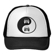 Verre d'automobile de Yin Yang Casquettes
