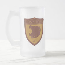 Verre de bière anglaise de l'hurlement du lion OFF Tasse