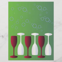 Verres de vin prospectus personnalisés