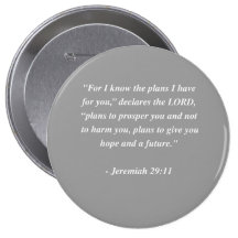 Vers de bible de 29:11 de JÉRÉMIE Badges