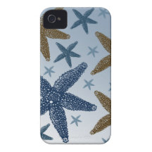 Vers le bas par les étoiles de mer de mer coque iPhone 4 Case-Mate