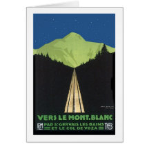 Vers Le Mont. Blanc Greeting Card