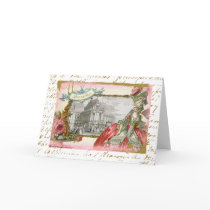 Versailles Marie Antoinette Elegance Collage Cards