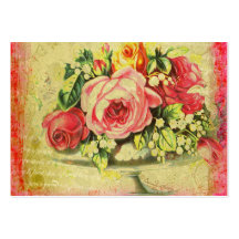 Versailles Roses Pastiche Business Cards