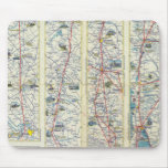 Verso American Airlines system map Mouse Pads