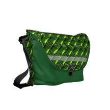 Vert brillant sacoche
