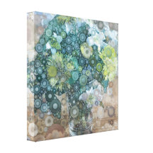 Vert dans le vase par Ramaela Impressions Sur Toile