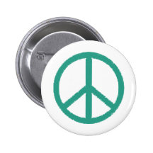 vert de paix badge avec épingle