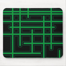 Vert d'éloge tapis de souris