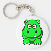 Vert d'hippopotame porte-clés