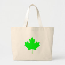 Vert LtTransp de feuille d'érable les cadeaux de Z Sac Fourre-tout