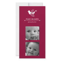 Vertical 2-photo card