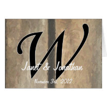 Vertical Boards Impasto Greeting Cards
