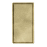Vertical Plain Apothecary Label
