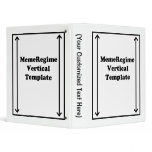 Vertical Template Binder