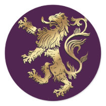 Very cool coat of arms style lion for gifting sticker