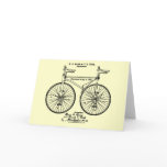 Very cool Cycling Velo Patent gift Greeting Card