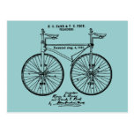 Very cool Cycling Velo Patent gift Postcard