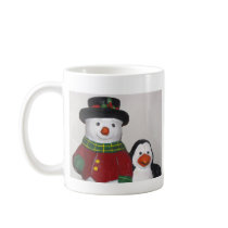 Very Cute Snowman and Friend Coffee Cup Coffee Mug