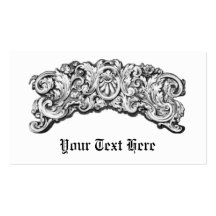 Very Elegant Scrollwork Business Card