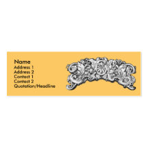 Very Elegant Scrollwork Business Cards