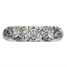 Very Elegant Scrollwork Skateboard