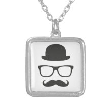 Very English Moustache Pendant