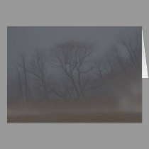 Very Foggy Morning notecard cards