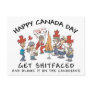 Very Funny Happy Canada Day Postcards