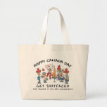 Very Funny Happy Canada Day Tote Bag