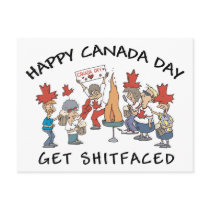 Very Funny Happy Candad Day Postcard