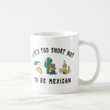 Very Funny Mexican Coffee Mugs