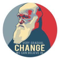 Very Gradual Change We Can Believe In stickers